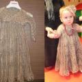 Dress - Children clothes - knitwork