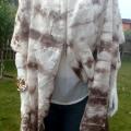 Brown Voratinklis - Wraps & cloaks - felting