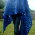 Denim cobweb - Wraps & cloaks - felting