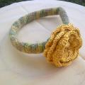 Yellow Rose - Lace - needlework