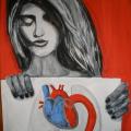 heart - Watercolor - drawing