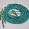 Tow Turquoise - Necklace - beadwork