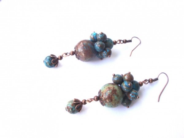 Imperial agate earrings - Earrings