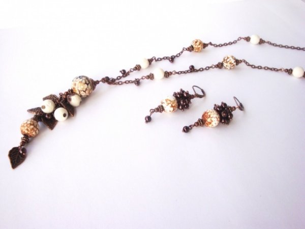 Coral and Agate set 2