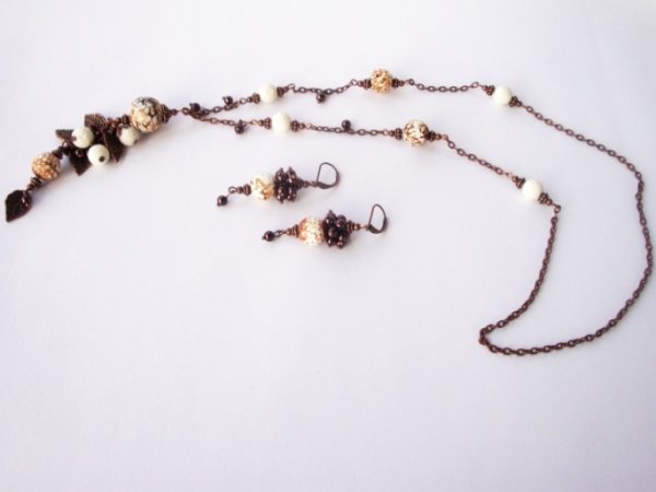 Coral and Agate set 3