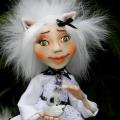 White kitty - Dolls & toys - making