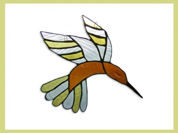 Stained glass bird - Glassware