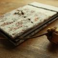 Book " Golden Field " - Notebooks - felting