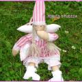 Pink sleeping angel - Dolls & toys - sewing