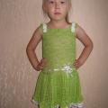 Dress " green meadow " - Dresses - needlework