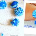 bracelet "-blue " - Bracelets - beadwork