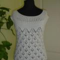 White blouse - Blouses & jackets - knitwork
