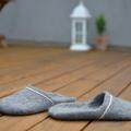 In gray-any day - Shoes & slippers - felting