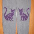 leggings with katinukas - Children clothes - knitwork