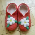 Slippers from wool - Shoes & slippers - felting