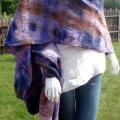 Blue diversity - Wraps & cloaks - felting