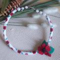 Tows " Poppy " - Necklace - beadwork