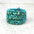 Blue sea - Bracelets - beadwork