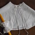 Linen apnerta baptismal cloak - Wraps & cloaks - needlework
