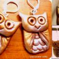 Earrings " owlet " - Earrings - beadwork