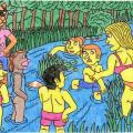 Pyesa swimming apprentices - Pictures - drawing