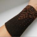 Chocolate Elegance - Wristlets - knitwork
