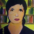 librarian - Acrylic painting - drawing