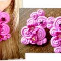 Earrings " pink Create " - Earrings - beadwork