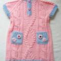 knitted dress - Children clothes - knitwork