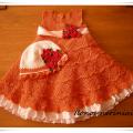 Orange Dress - Dresses - needlework