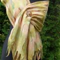 Salis- Peach - Wraps & cloaks - felting