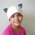 The bath cap " Siamese kitten " - Hats - felting