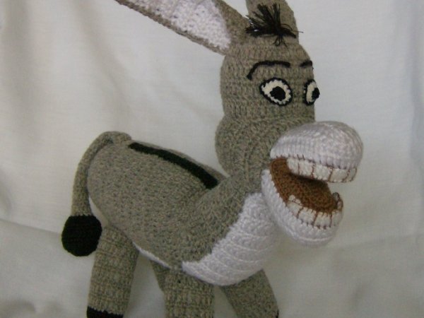 Donkey crochet toy 2