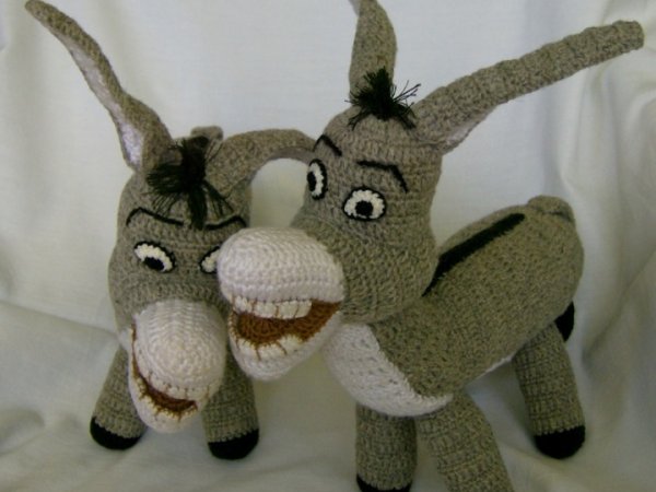 Donkey crochet toy 3