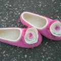 pink slippers - Shoes & slippers - felting