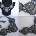 Beads " Moon " - Soutache - making