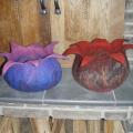 Bags-frills - For interior - felting