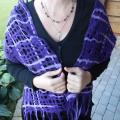 Country " Purple " - Wraps & cloaks - felting