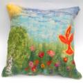 Pillow for Preschool - For interior - felting