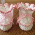 Crocheted baby shoes - Shoes - needlework