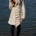 Coat " White elegance " - Jackets & coats - felting