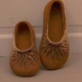 Autumn felted slippers - Shoes & slippers - felting