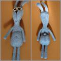 Rabbit bigeye - Dolls & toys - felting