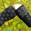 black wristlets - Wristlets - knitwork