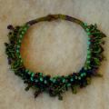 " Seaweed " - Necklace - beadwork