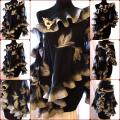Black and gray felt of the country - Wraps & cloaks - felting