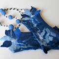 Riesines " Cornflower " - Wristlets - felting