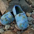 " The depth " - Shoes & slippers - felting