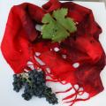 Scarf " spray of sparkling wine " - Scarves & shawls - felting