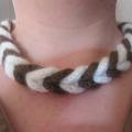 Necklace, bracelet, hair hoop - Other knitwear - knitwork